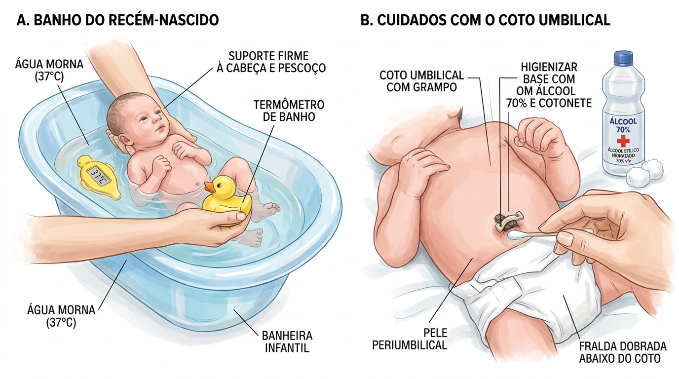 Banho e Coto Umbilical