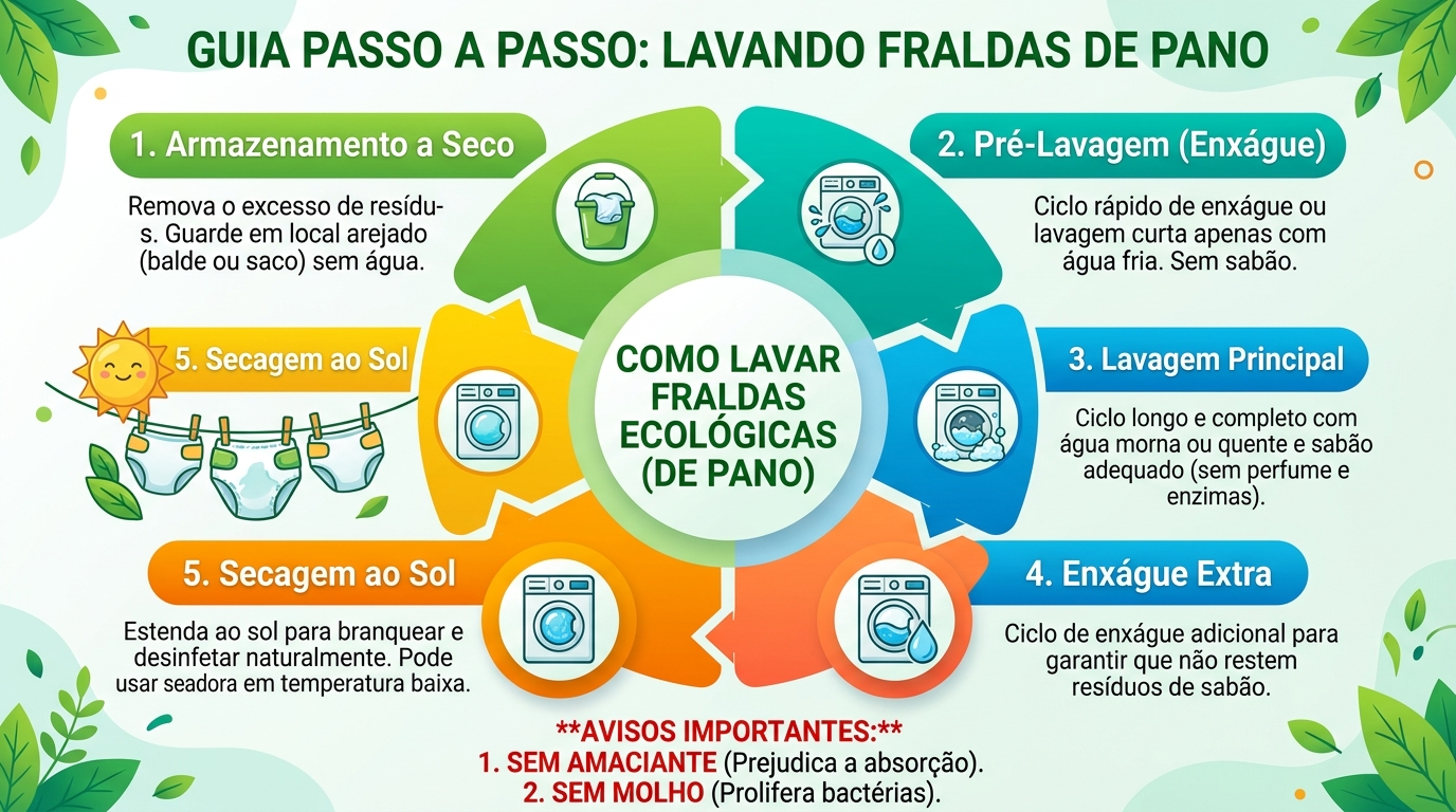 Lavagem de Fraldas Ecológicas