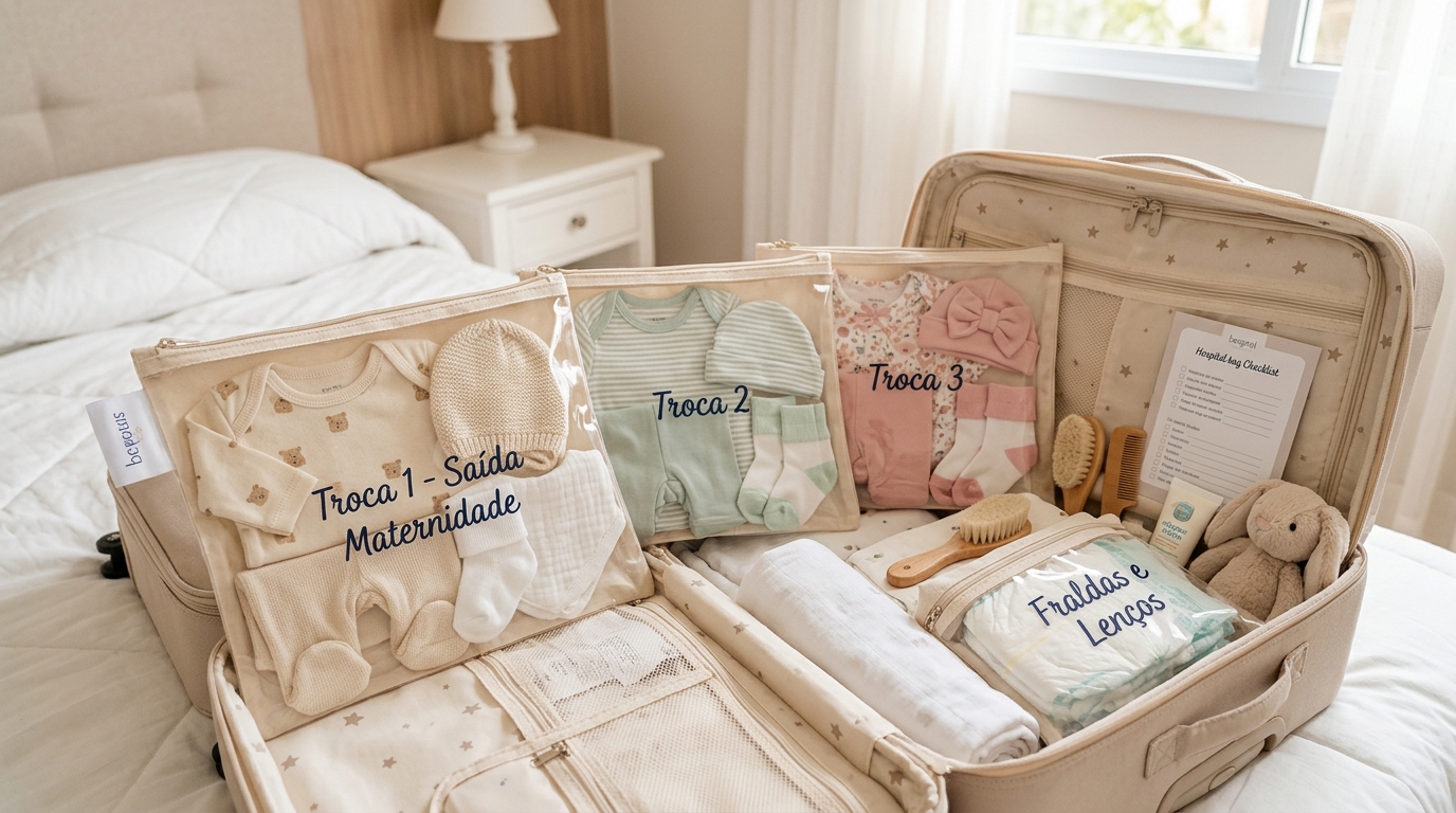Organização da Mala do Bebê