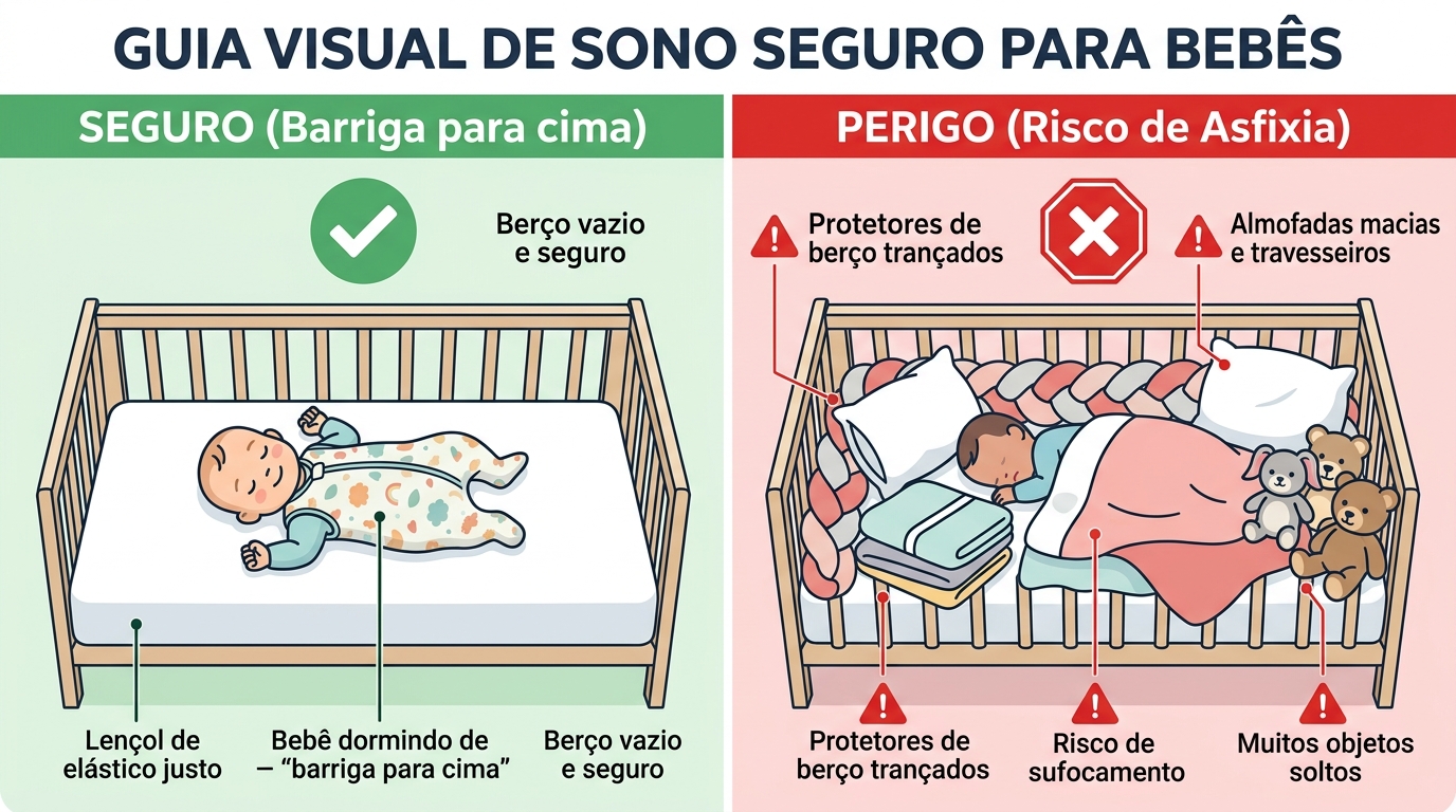 Berço Seguro vs Inseguro